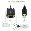"3FT/1M USB TO SERIAL CABLE"