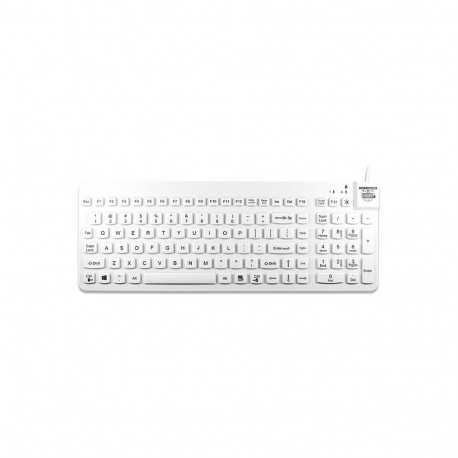 "MAN&MACHINE Really Cool DE white Hygienetastatur,white,USB,DE"