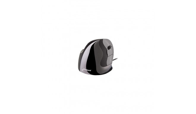 Evoluent Vertical Mouse D keskmine paremakäeline juhtmega hiir, 6 nuppu