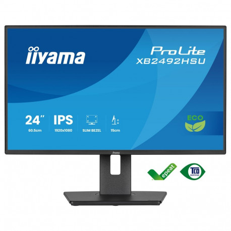 "60,5cm/23,8"" (1920x1080) iiyama ProLite XB2492HSU-B1 16:9 FHD IPS 3ms 120Hz HDMI DisplayPort USB V