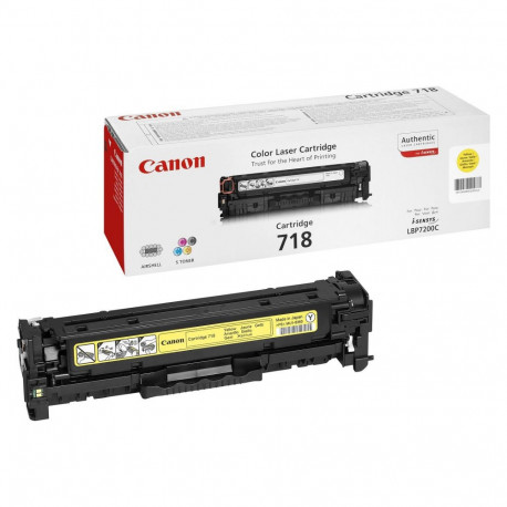 "Canon Toner 718Y Gelb bis zu 2.900 Seiten gem. ISO 19798"