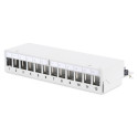 "DIGITUS Patchpanel 1HE 12-Port Modular Desktop SOHO grau"