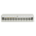 Digitus 1HE 12-port modulaarne lauapealne SOHO hall ühenduspaneel