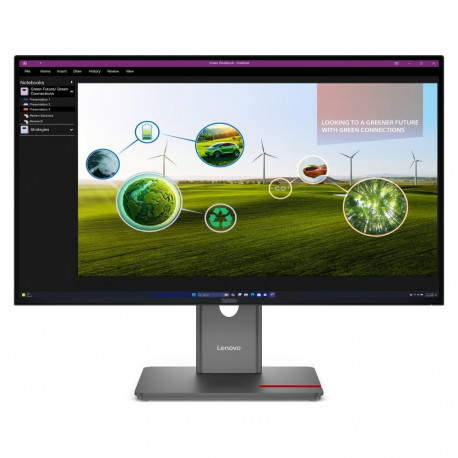 Lenovo ThinkVision P27Q-40 68,58 cm 27-tolline 2560x1440 IPS 120Hz Daisy Chain KVM/eKVM USB-C enimmü