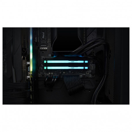 Kingston 32GB 5200MHz DDR5 CL40 DIMM FURY Beast RGB 2-osaline komplekt