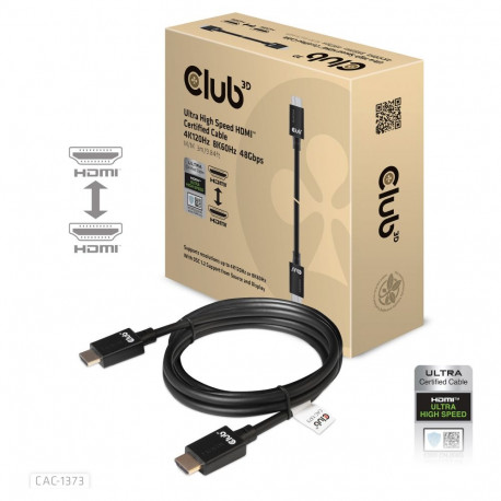 Club3D HDMI-kaabel A -> A 2.1 Ultra High Speed 10K HDR 3m jaemüügipakend