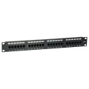 Equip 24x RJ45 Cat5e 19-tolline UTP 1HE must patch-paneel