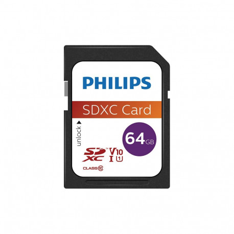 Philips XC 64GB Class 10 UHS-I U1 mälukaart