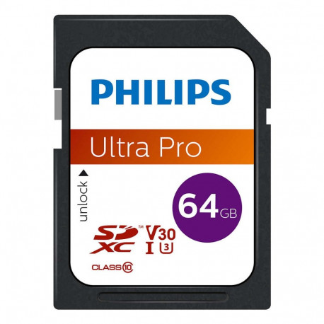 Philips XC mälukaart 64GB Class 10 UHS-I U3 V30 A1