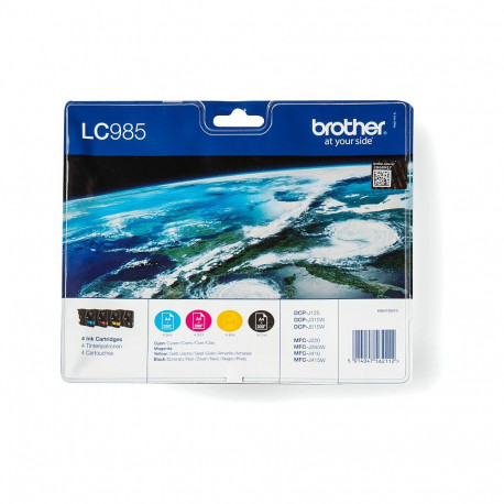Brother LC-985 tindi säästupakk (BK/C/M/Y)