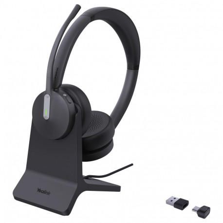 "Yealink Bluetooth Headset BH70 Dual with Stand Teams USB-C/A"