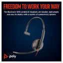 "HP Poly Headset Blackwire C3210 Mono USB-C/A"