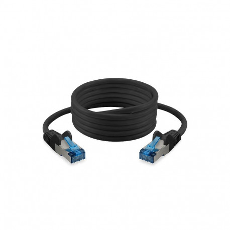 "Patchkabel CAT6a RJ45 S/FTP PiMF 1m Schwarz"