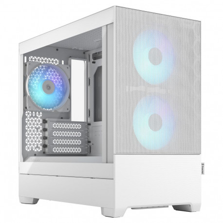 "Tower Fractal Design Pop Mini Air RGB TG Clear White"