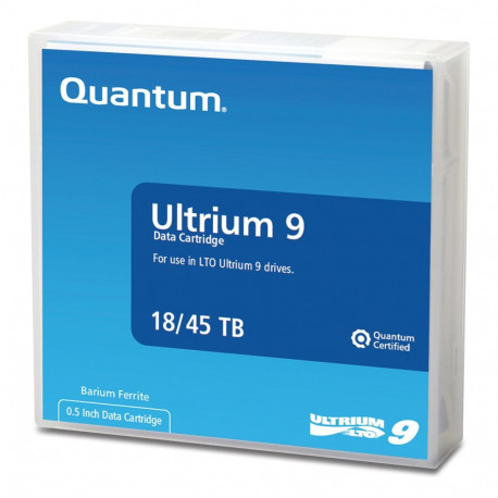 Quantum LTO LTO9 MR-L9MQN-01 18TB/45TB Ultrium 9 koos etiketiga