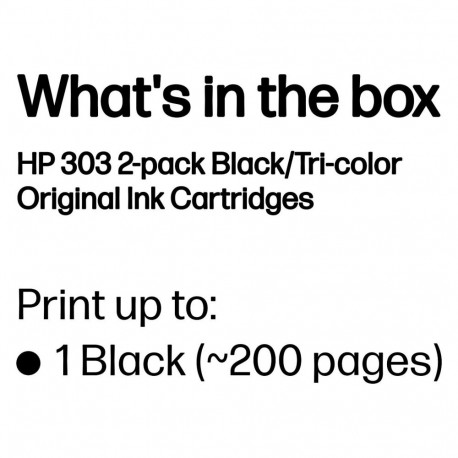 "HP Tinte 303 3YM92AE Multipack Schwarz & Color (Cyan/Magenta/Gelb)"