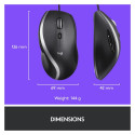 Logitech M500s juhtmega laserhiir