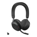 Jabra Evolve2 75 - USB-C MS Teams koos laualambiga - must