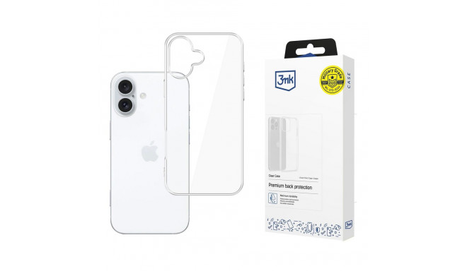 3mk Clear Case for iPhone 16 - transparent