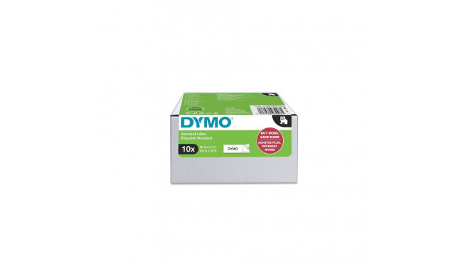 DYMO Authentic D1 Labels | Black Print on White | 19mm x 7m | Self-Adhesive Labels for LabelManager 