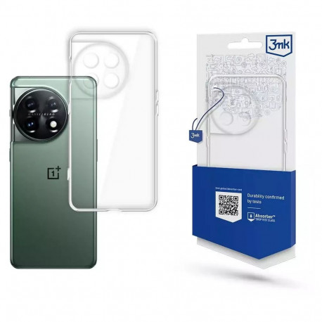 Mobiili tagakaas 3MK OnePlus 11 5G, läbipaistev