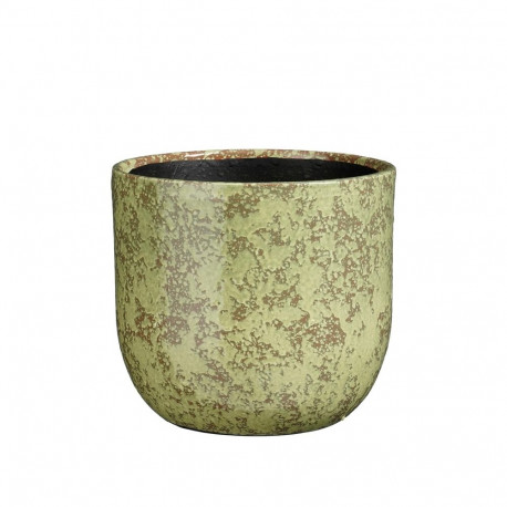 CERAMIC POT SANDRO D21 H19CM GREEN