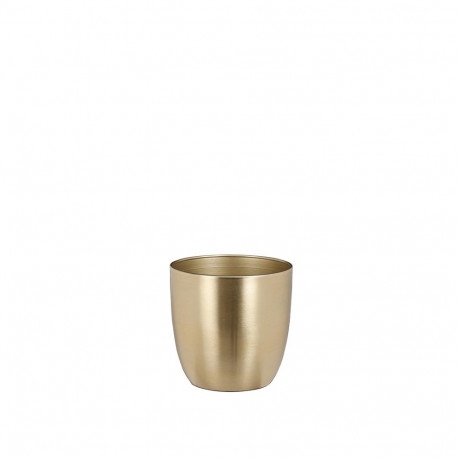 Metallist lillepott Alano D13 H12.5cm kuldne