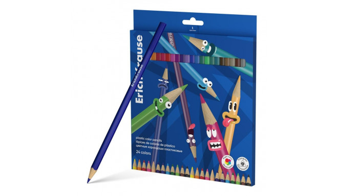 COLOR PENCILS TRIANGULAR 24 COL. 61806