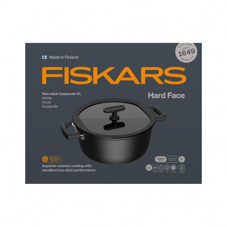 kastrul Hard Face 5 l kaanega