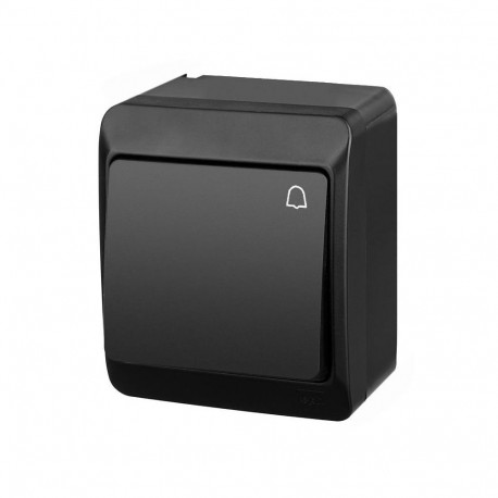 BELL SWITCH HERMES BLACK IP44 0337-09