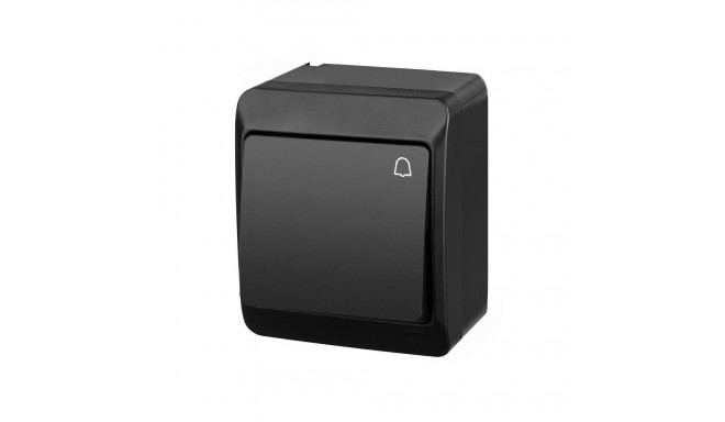 BELL SWITCH HERMES BLACK IP44 0337-09