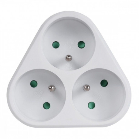 Triple electric socket MCE214