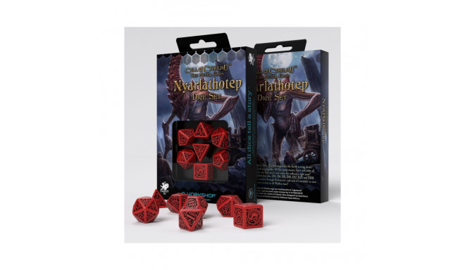 Nyarlathotep The Outer Gods Q Workshop Set De 7 Dados Poliédricos Call Of Cthulhu - Nyarlathotep Outer Gods, Para Juegos De Rol
