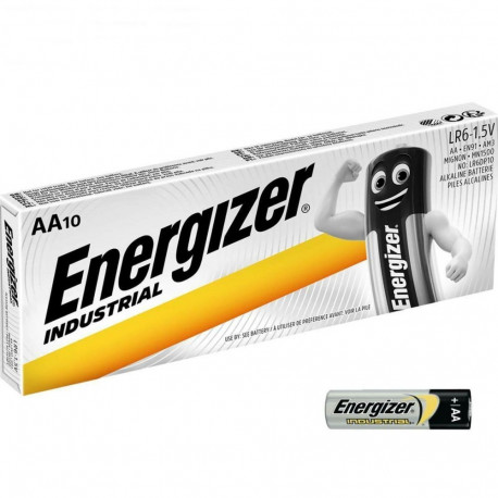 Battery - Energizer Industrial AA Alkaline LR6 1.5V 10 pcs