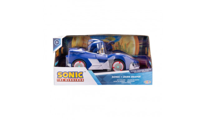 SONIC 6,5 cm figure and pull back car