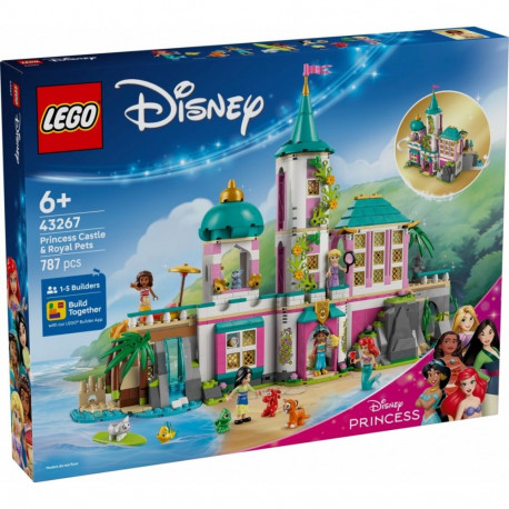 Klocki disney 43267 zamek księżniczek i królewskie zwierzaki