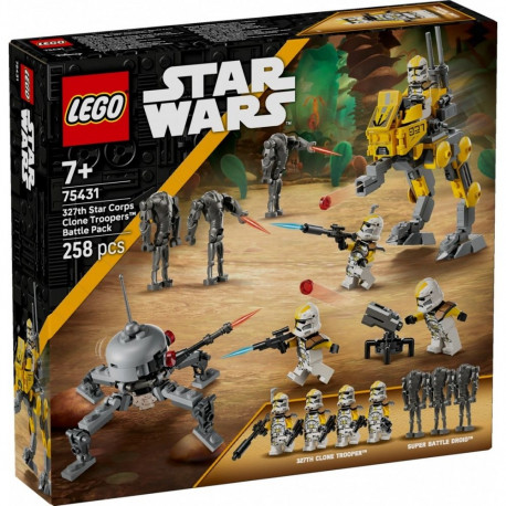 Klocki star wars 75431 zestaw bitewny - żołnierze-klony z 327. korpusu galaktycznego