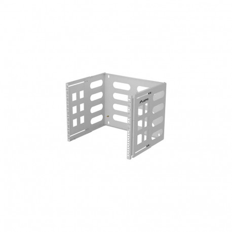 Lanberg Folding Bracket Wall-mount 19" 8U 497x400/240 | FB01-5408-10S | Gray
