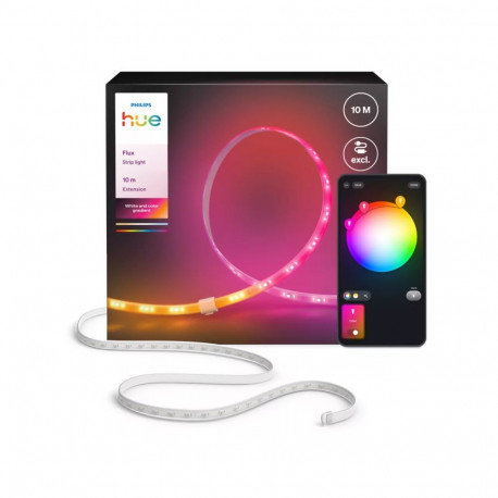 Philips Hue Flux strip light extension, 10 m | 60 W | Bluetooth, Zigbee