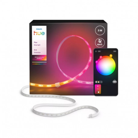 Philips Hue Flux strip light extension, 5 m | 48 W | Bluetooth, Zigbee