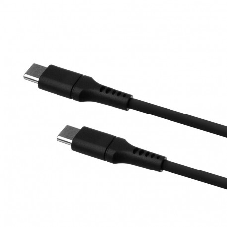 Fixed vedelast silikoonist USB-C/USB-C kaabel FIXDLS-CC05-BK