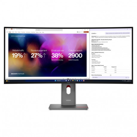 Lenovo ThinkVision P40WD-40 WUHD kumer monitor 100,8 cm (39,7")