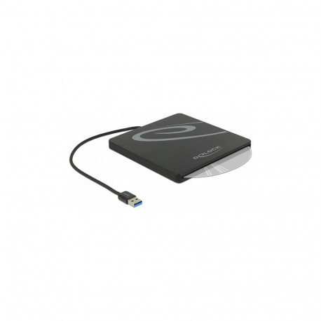 "Externes Gehäuse für 5.25? Slot-in Slim SATA Laufwerke 9,5 / 12,7 mm zu USB Typ-A Stecker schwarz"