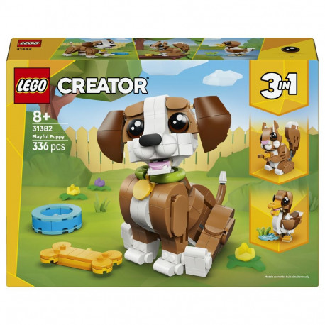 "LEGO 31382 Creator 3-in-1 Niedliche Tiere: Verspielter Welpe"