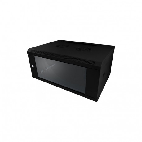 "ALLNET Netzwerkschrank 19"" 4HE 1-teilig T600mm Schwarz SMC-Serie"
