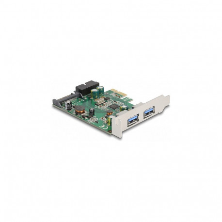 PCI Express x1 kaart 2 välise USB 3.2 Gen 1 tüüp-A pistiku ja 1 sisemise 19-kontaktilise USB-päisepi