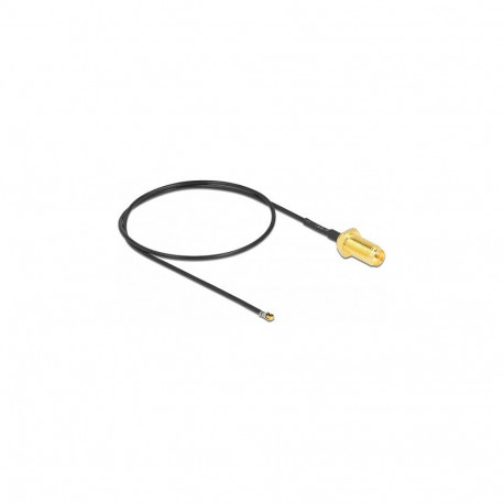 Antennikaabel RP-SMA paigaldatav pesa I-PEX Inc. MHF® 4L LK pistik 1.37, 35cm, keerme pikkus 10mm
