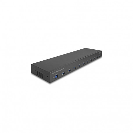 19" tööstuslik jaotur, 10 × USB 10 Gbps A-tüüpi