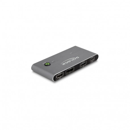 "DELOCK USB-C KVM Switch zu HDMI und DisplayPort 8K MST mit USB 2.0"
