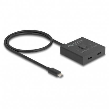 "DELOCK USB 10 Gbps USB Type-C Switch 2 auf 1 bidirektional 8K"